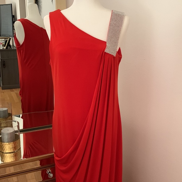 Long dress size 12 Beautiful stretchy comfortable material breathable material - Picture 5 of 5